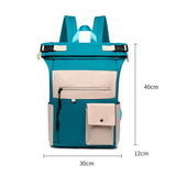 Large Capacity Ladies Backpack Women Oxford Backpack with Laptop Compartment