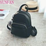 Mini Backpacks Students Shoulder Schoolbags Female Soft Women Travel Bags