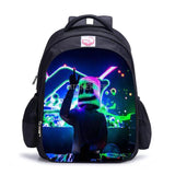 Kids School Backpack Games Pattern Book Satchel Age 6-9-12