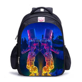 Kids School Backpack Games Pattern Book Satchel Age 6-9-12