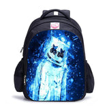 Kids School Backpack Games Pattern Book Satchel Age 6-9-12