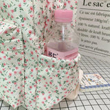 Pastoral Style Women Backpack Cartoon Mochila for Girls Boys Travel Rucksack