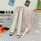 Pastoral Style Women Backpack Cartoon Mochila for Girls Boys Travel Rucksack
