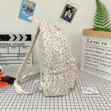 Pastoral Style Women Backpack Cartoon Mochila for Girls Boys Travel Rucksack