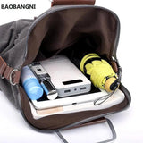 Canvas Backpack For Teen Girls Youth Travel Shoulder Bag Tote School Bag