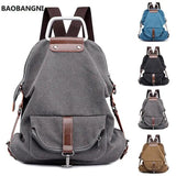 Canvas Backpack For Teen Girls Youth Travel Shoulder Bag Tote School Bag
