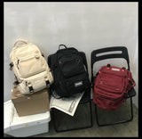 High-capacity Tooling Ins Women's Backpack for Girls Boys High School Bags for T