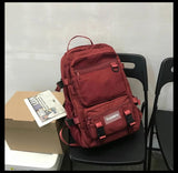 High-capacity Tooling Ins Women's Backpack for Girls Boys High School Bags for T