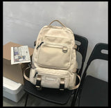 High-capacity Tooling Ins Women's Backpack for Girls Boys High School Bags for T