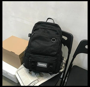 High-capacity Tooling Ins Women's Backpack for Girls Boys High School Bags for T