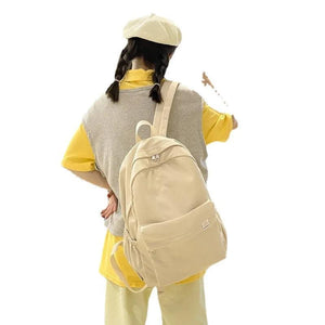 Waterproof Nylon Women Backpack Travel Bag Schoolbag