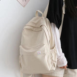Waterproof Nylon Women Backpack Travel Bag Schoolbag