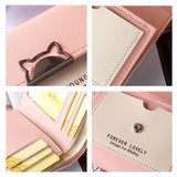 Short Wallet Ladies Mini Metal Buckle Small Wallet