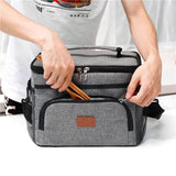 Ice Box Cooler Backpack Bag Picnic Food Lunchbox Packed Travel