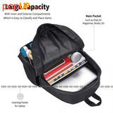 Punk Backpack Large Capacity Bookbag Softback Storage Bag Outdoor Running