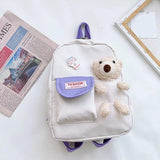 Bear Toy School Bag for Kids Kindergarten Backpacks