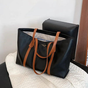 Vintage Large Tote Shoulder Bag for Women