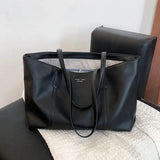 Vintage Large Tote Shoulder Bag for Women