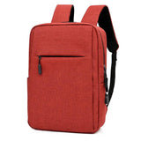USB Charging Backpack for Students Travel Canvas Book Bag Men
