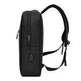 USB Charging Backpack for Students Travel Canvas Book Bag Men
