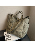 Canvas Women Tote Bag Large Capacity Handbags Casual Messenger Shoulder Shopper