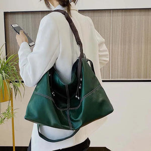 Tassel Hobos Shoulder Bag for Women - Large Capacity Tote Bag