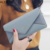 Women's Envelope Clutch Wallet Leather Long Phone Pocket