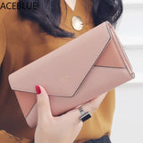 Women's Envelope Clutch Wallet Leather Long Phone Pocket