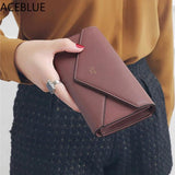 Women's Envelope Clutch Wallet Leather Long Phone Pocket