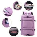 Large Capacity Women Outdoor Travel Shoulder Backpack Sports Yoga Luggage Bag