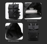 Men's Leisure Travel Backpack Large Capacity Lightweight Schoolbag