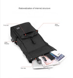Men's Leisure Travel Backpack Large Capacity Lightweight Schoolbag
