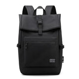 Men's Leisure Travel Backpack Large Capacity Lightweight Schoolbag