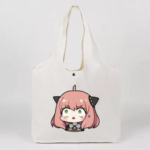 Anime Spy Play House Shoulder Women Canvas Bag
