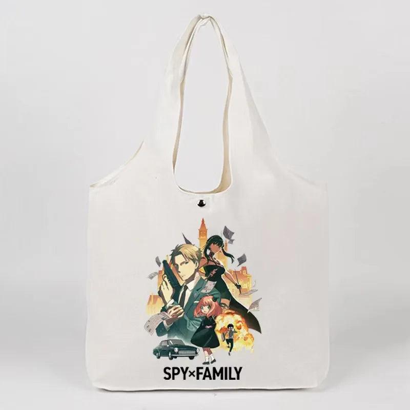 Anime Spy Play House Shoulder Women Canvas Bag