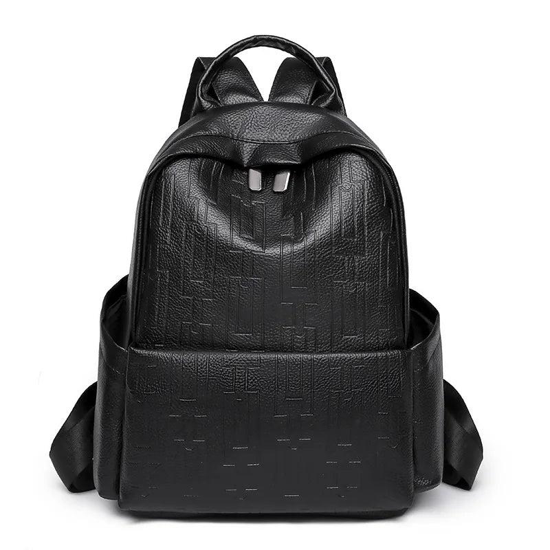 Women's Waterproof Leather Backpack for School and Travel