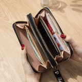 Women's Wallet Wristbands Large Capacity Shine Handbag Female Long Section