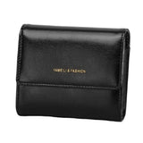 Women's Retro Coin Purse Oil Wax Leather Buckle Coin Bag