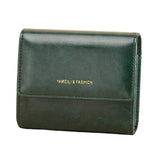 Women's Retro Coin Purse Oil Wax Leather Buckle Coin Bag