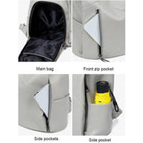 PU Leather Women Backpack Casual Stylish Multi-pocket Girls Shoulder Bag