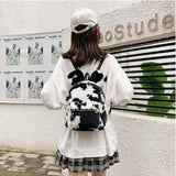 Female Wild Rabbit Ears Mini Backpack Kid's 3D Cartoon Animal Backpack