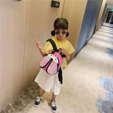 Summer Baby Girls Boys Backpack Cartoon School Bag Anti-lost Student bag