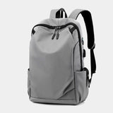 Men's Waterproof Laptop Backpack USB Charging Business Rucksack