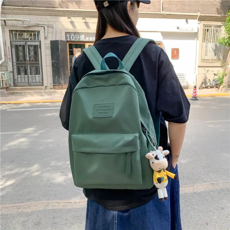 Fashion Mini Backpack for Women, Casual Travel PU Leather Shoulder Bag