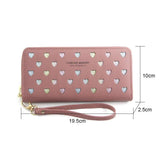Heart Wallet Handbag Long Zipper Large Capacity Mobile Bag Small Love Wallet