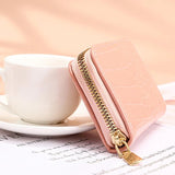 Retro Crocodile Pattern Clutch Purse Zipper Travel Wallets