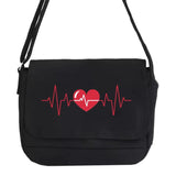 Japanese Harajuku Messenger Bag Love Pattern Shoulder Bag