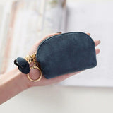 Compact Leather Mini Wallet for Women