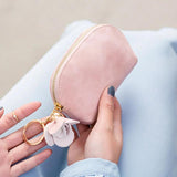 Compact Leather Mini Wallet for Women