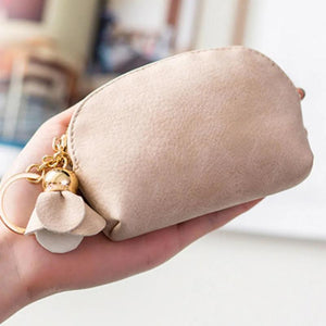 Compact Leather Mini Wallet for Women